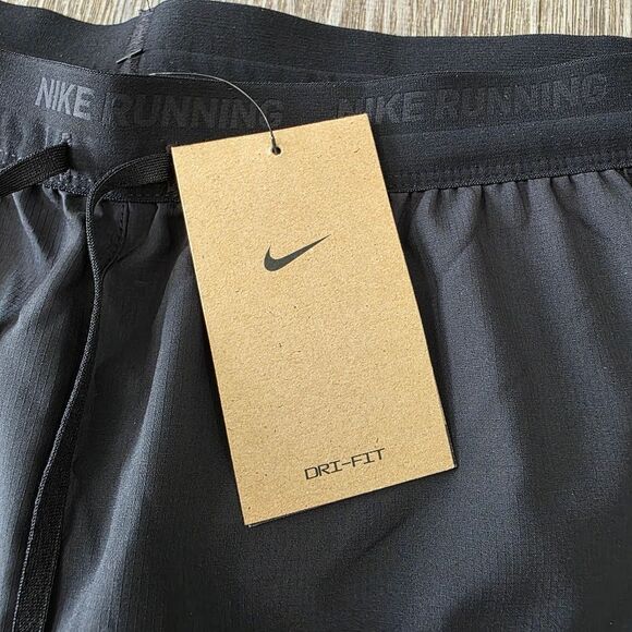 Nike Stride 7" 2-in1 Running Shorts Lined Black Grey Men's Large L CJ5471-010 - Picture 3 of 8